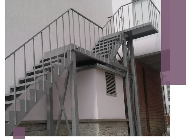 Монтаж пожарных лестниц под ключ в Братске с гарантией качества