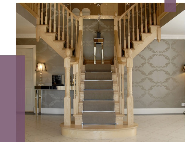 Монтаж деревянных лестниц в Братске от 7602 руб. 