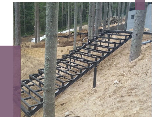 Монтаж металлических лестниц в Братске от 13520 руб. 