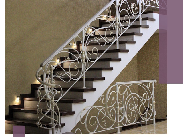 Кованые лестницы под ключ в Братске — изготовление и монтаж