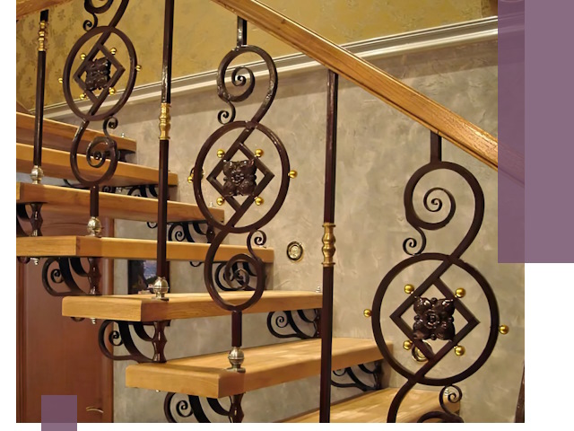 Изготовление кованых лестниц под ключ в Братске