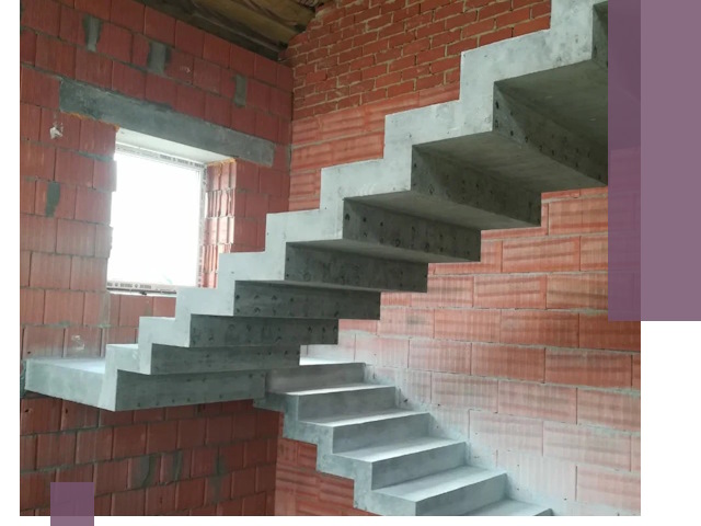 Бетонные лестницы под ключ в Братске: монтаж, демонтаж, ремонт