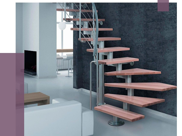 Модульные лестницы в Братске от 16837 руб. — купить в ПРОЛЁТ-Брт