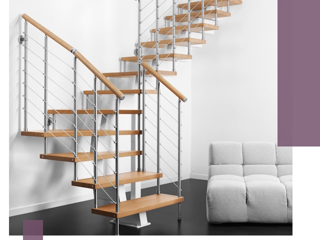 Модульные лестницы под ключ в Братске — монтаж и изготовление