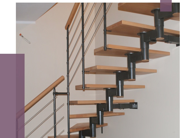 Изготовление модульных лестниц в Братске от 11480 руб. 