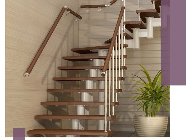 Изготовление модульных лестниц под ключ в Братске