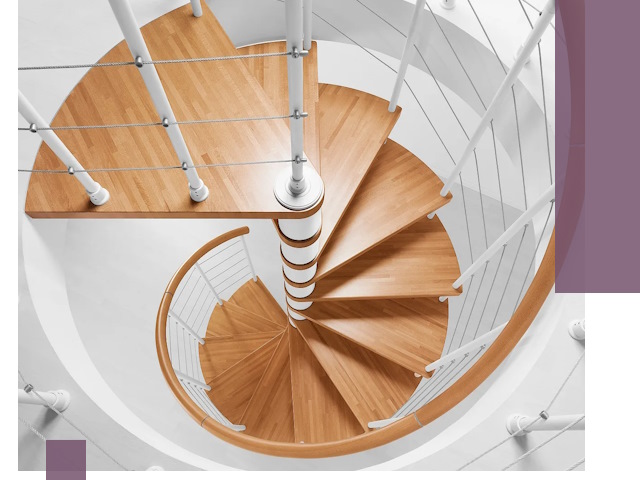 Изготовление винтовых лестниц под ключ в Братске