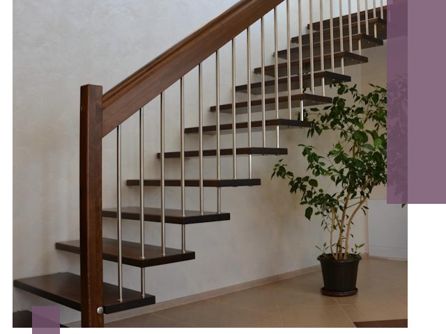 Лестницы на больцах под ключ в Братске – изготовление и монтаж