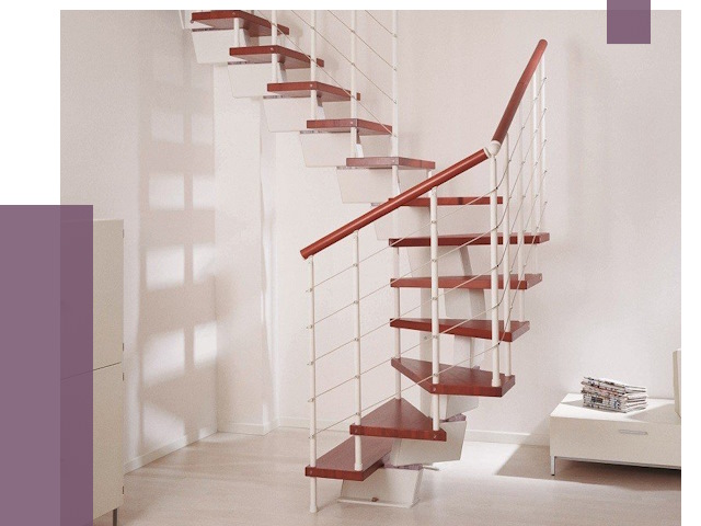 Изготовление лестниц на больцах в Братске от 9694 руб. | ПРОЛЁТ-Брт