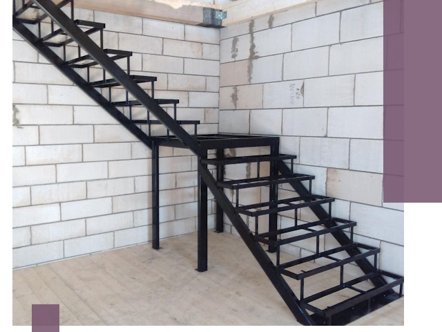 Лестницы на металлокаркасе под ключ в Братске — изготовление и монтаж