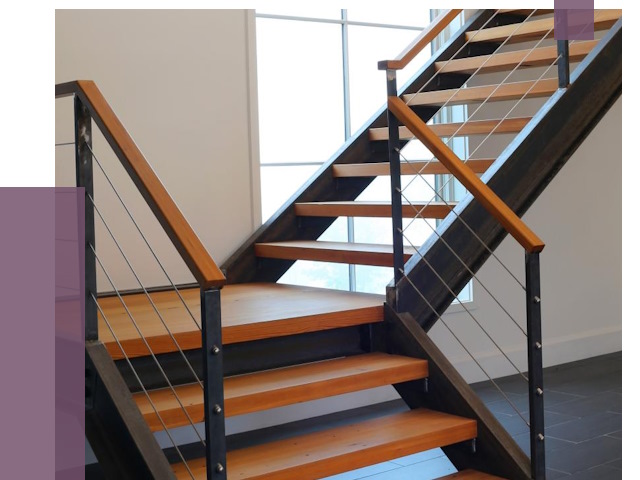 Изготовление лестниц на металлокаркасе в Братске от 18877 руб. | ПРОЛЁТ-Брт