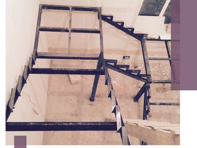 Монтаж лестниц на металлокаркасе в Братске быстро и качественно