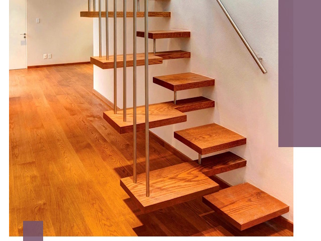 Лестницы «гусиный шаг» на заказ в Братске для узких пространств