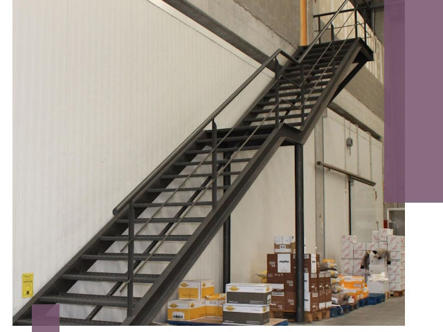 Лестницы для производства в Братске — изготовление и монтаж