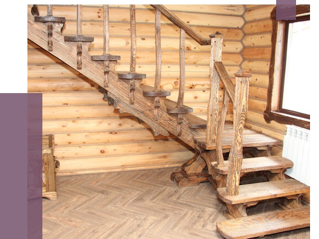 Лестницы в баню в Братске от 19081 руб. — изготовление | ПРОЛЁТ-Брт