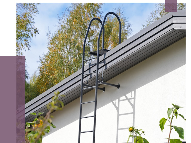 Лестницы на крышу в Братске от 19081 руб. — монтаж и монтаж ПРОЛЁТ-Брт