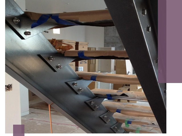 Усиление лестничных конструкций и усиление опор в Братске