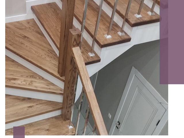 Обшивка металлических лестниц под ключ в Братске