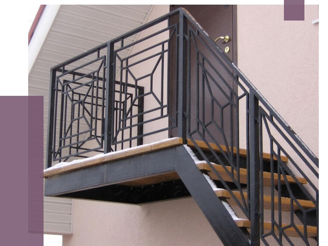 Металлические перила в Братске от 4286 руб.  | ПРОЛЁТ-Брт