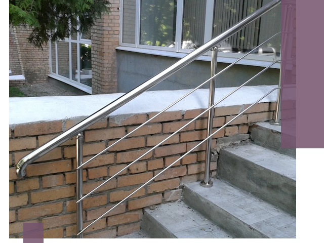 Перила из нержавеющей стали высокого качества в Братске