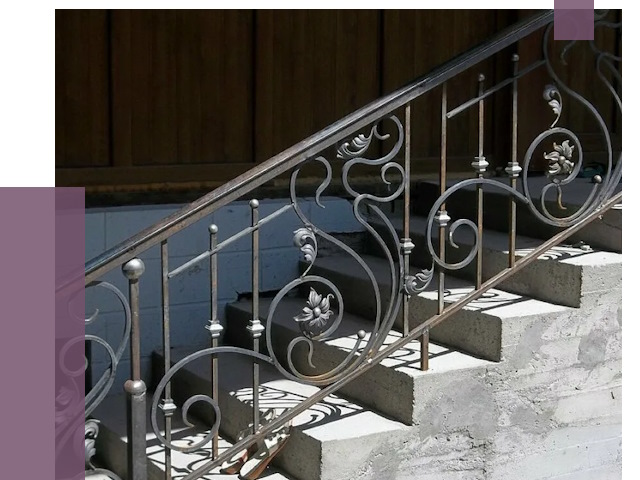 Кованые перила в Братске от 8673 руб. под ключ — качество от ПРОЛЁТ-Брт