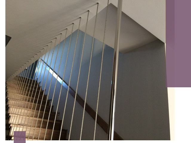 Тросовые перила под ключ в Братске — производство и монтаж