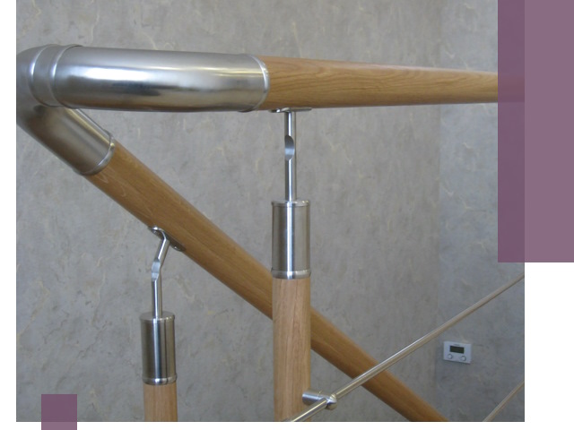 Комбинированные перила на заказ в Братске — монтаж и производство