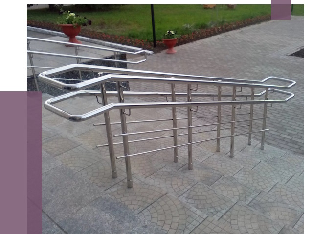 Перила для инвалидов в Братске от 7571 руб. под ключ | ПРОЛЁТ-Брт