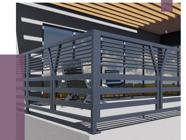 Изготовление балконных ограждений в Братске от 10714 руб. | ПРОЛЁТ-Брт