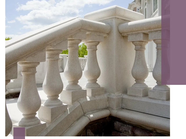 Балюстрады из металла и камня под ключ в Братске