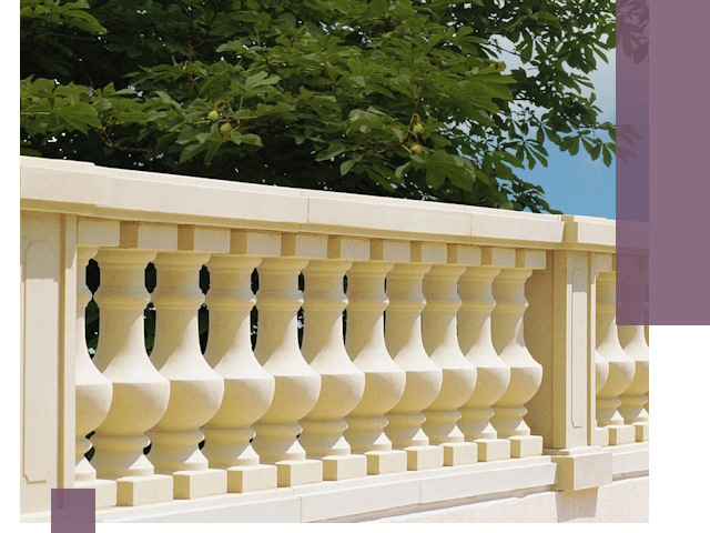 Установка балюстрады в Братске: изготовление и монтаж под ключ