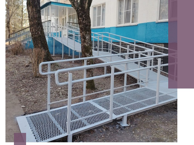 Пандусы под ключ в Братске: изготовление, монтаж и демонтаж