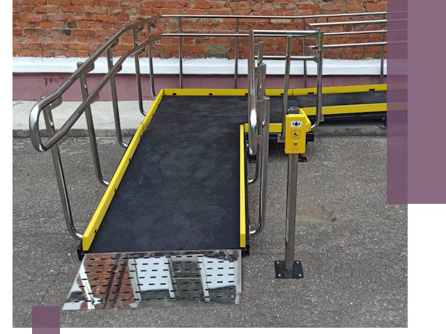 Изготовление наклонных пандусов для инвалидов в Братске