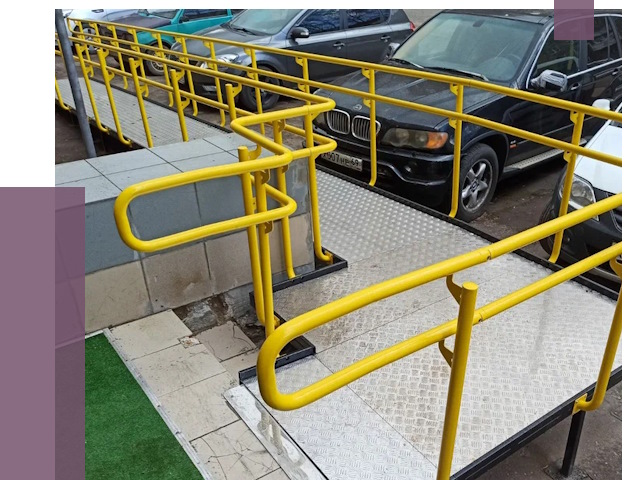 Стационарные пандусы в Братске от 12245 руб. | ПРОЛЁТ-Брт