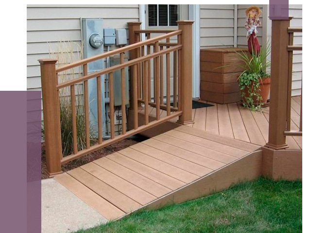 Пандус на крыльцо в Братске под ключ от 7755 руб. 