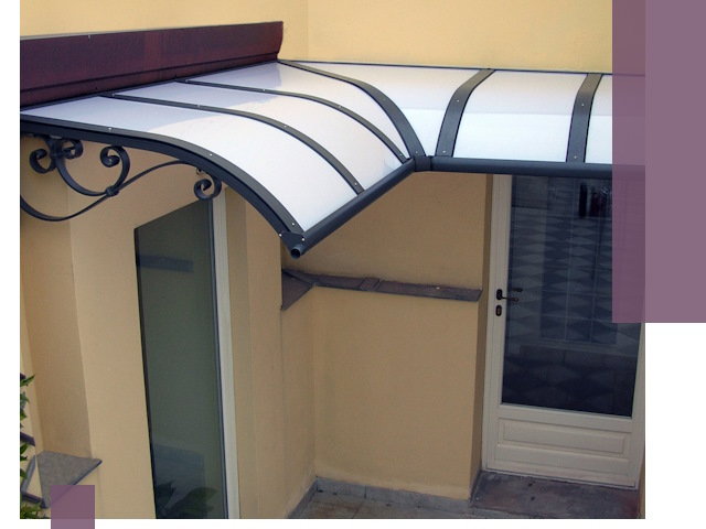 Монтаж козырьков любой сложности в Братске под ключ