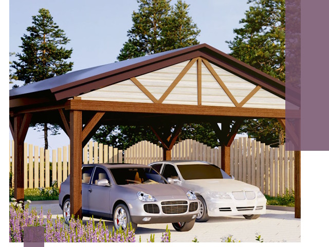 Навесы для автомобиля в Братске — изготовление и монтаж