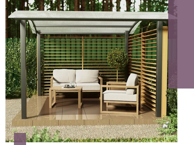 Навесы для дачи в Братске: изготовление, монтаж и демонтаж