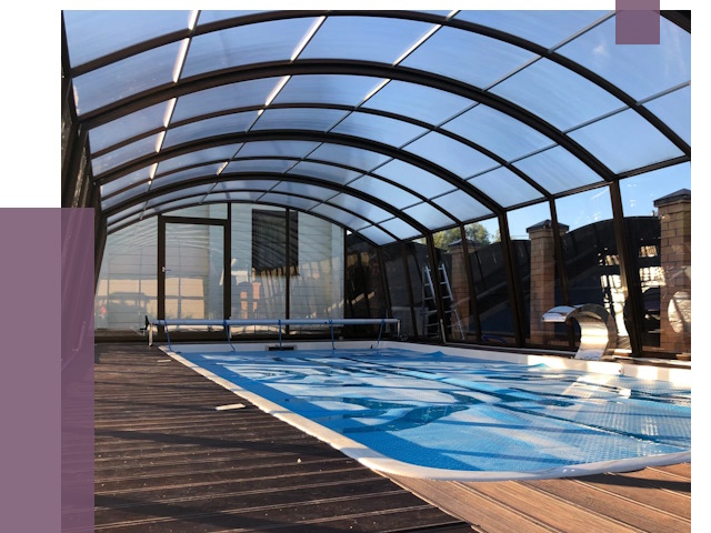 Навесы для бассейна в Братске от 16735 руб. под ключ | ПРОЛЁТ-Брт