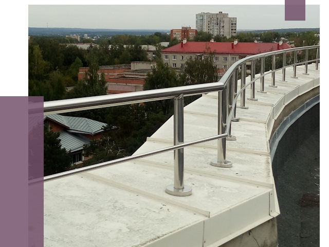 Парапеты и ограждения кровли в Братске от 4949 руб.