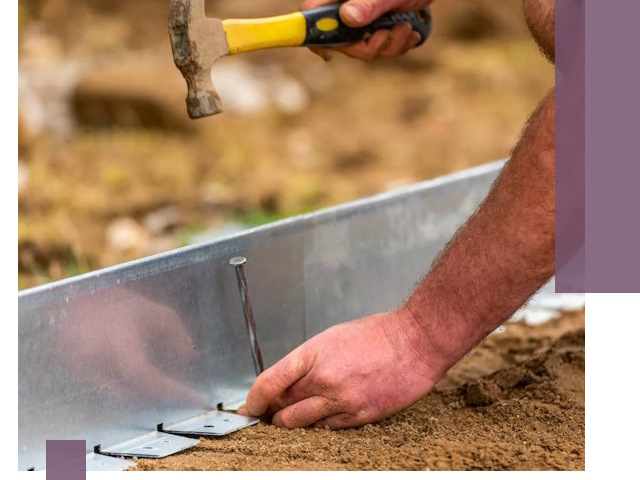 Монтаж металлических бордюров в Братске быстро и качественно