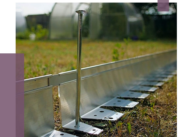 Металлические бордюры для газона в Братске от 4286 руб. | ПРОЛЁТ-Брт