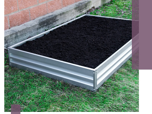 Металлические бордюры для грядок в Братске: прочность и аккуратность