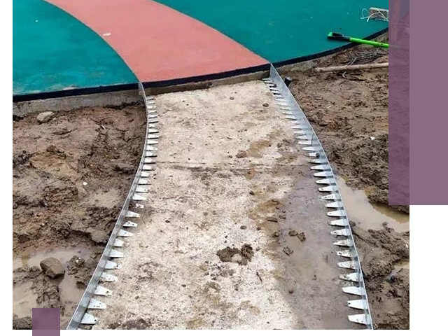 Металлические бордюры для дорожек в Братске — монтаж и изготовление