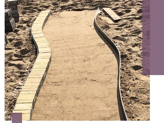 Металлические бордюры для тротуаров в Братске — прочные и долговечные