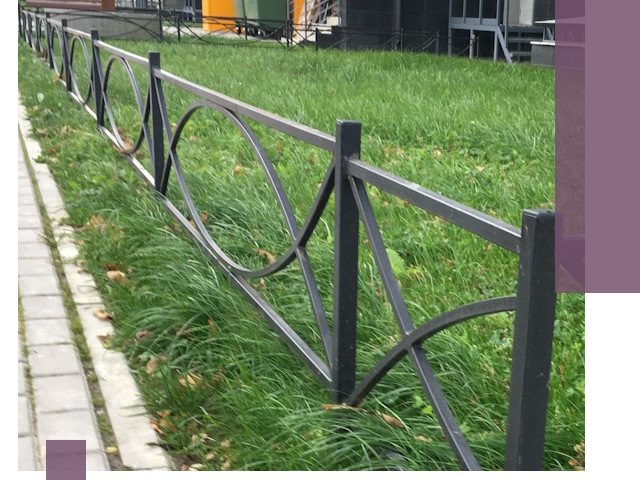 Газонные ограждения из металла в Братске — монтаж и продажа