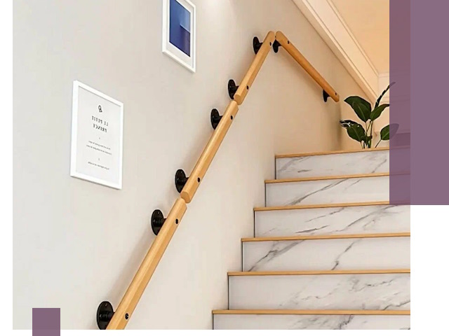 Поручни металлические и деревянные под ключ в Братске